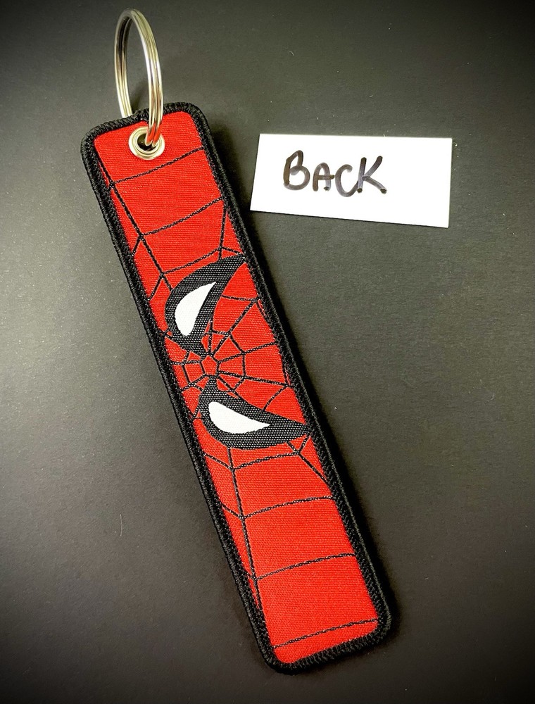 1 Piece Double Sided 5 Inch Spider-Man Keychain