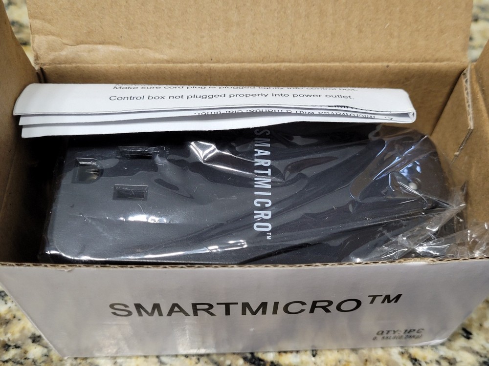 Smartmicro Smart Microwave Cooking Safety Sensor Shutoff Power Switch Brand New