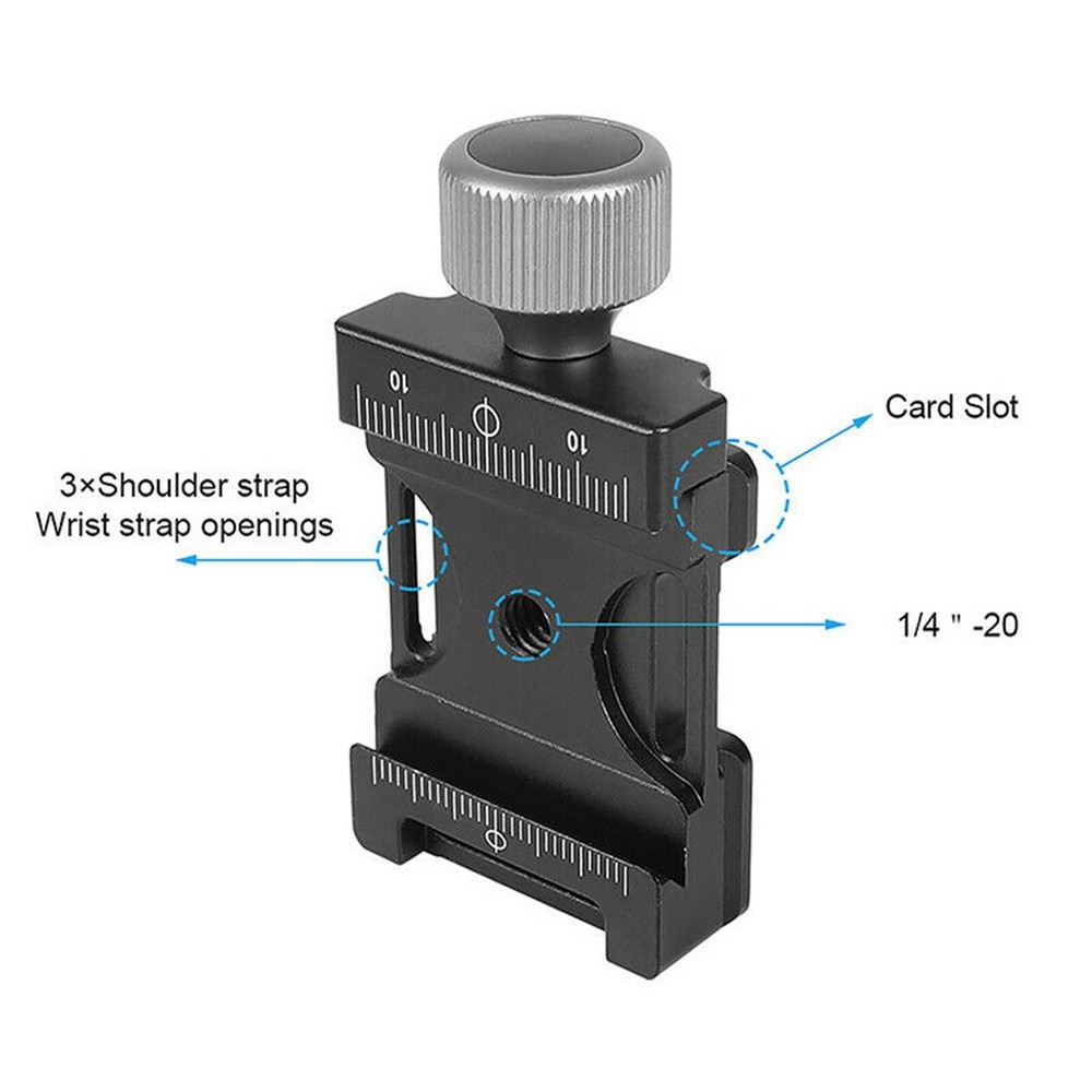 Adjustable Quick Release Clamp Camera Tripod Mount Base For Arca Swiss Plate C