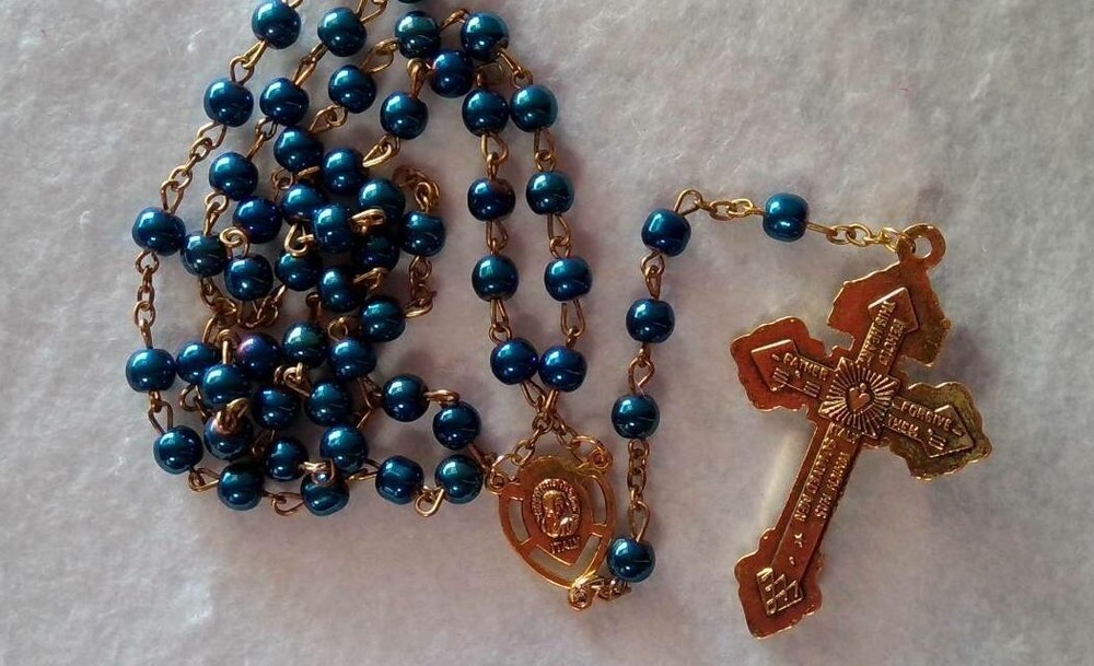 Catholic Rosary, Pardon Crucifix, Heart, Convent CHARITABLE FUNDRAISER #52