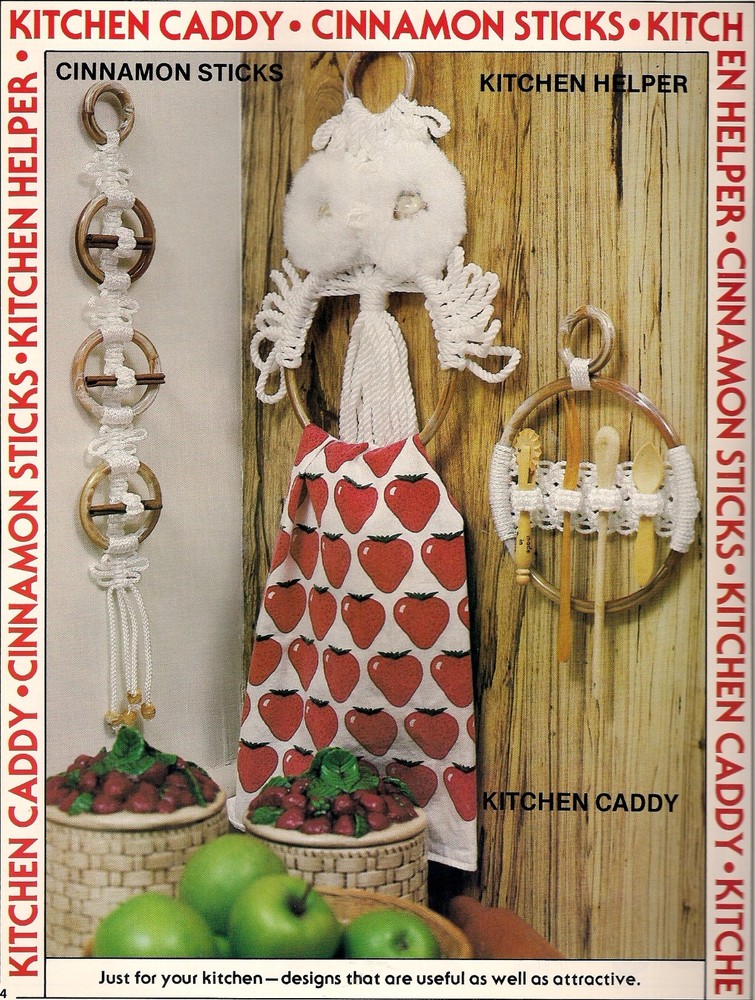 Home Decor & Nursery Patterns - Craft Book: #7430 Macrame Go Round