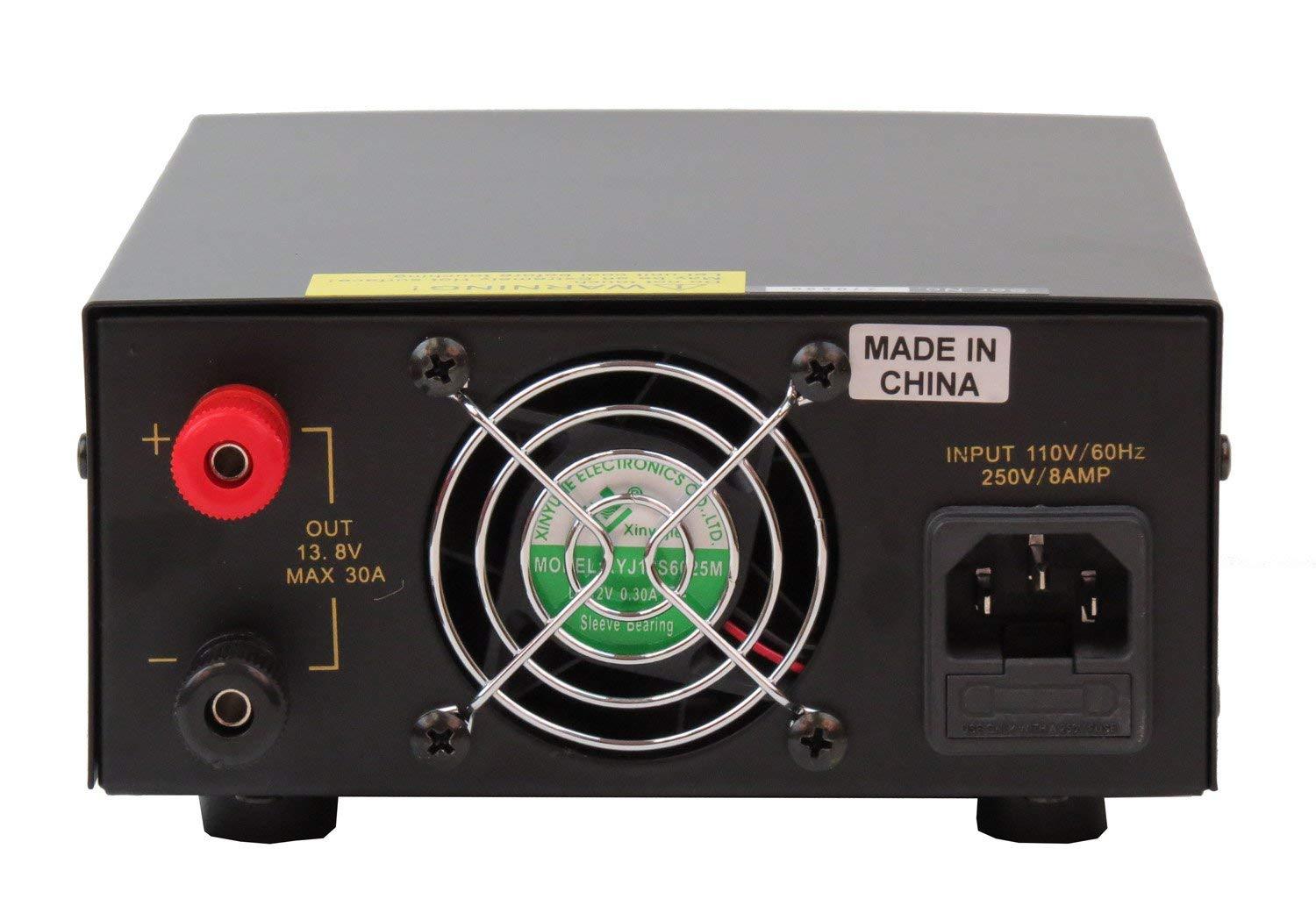 TekPower TP30SWI 13.8V 30A DC 13.8V Switching Power Supply for Ham CB Radio