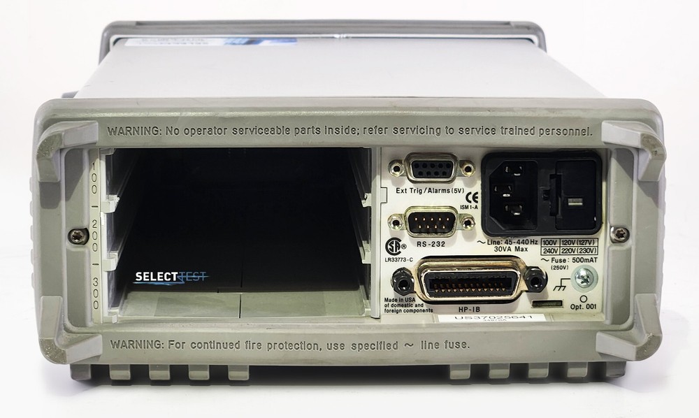 AGILENT (HP) 34970A DATA ACQUISITION / SWITCH UNIT WITH DMM *LOOK* (REF.: 641L)