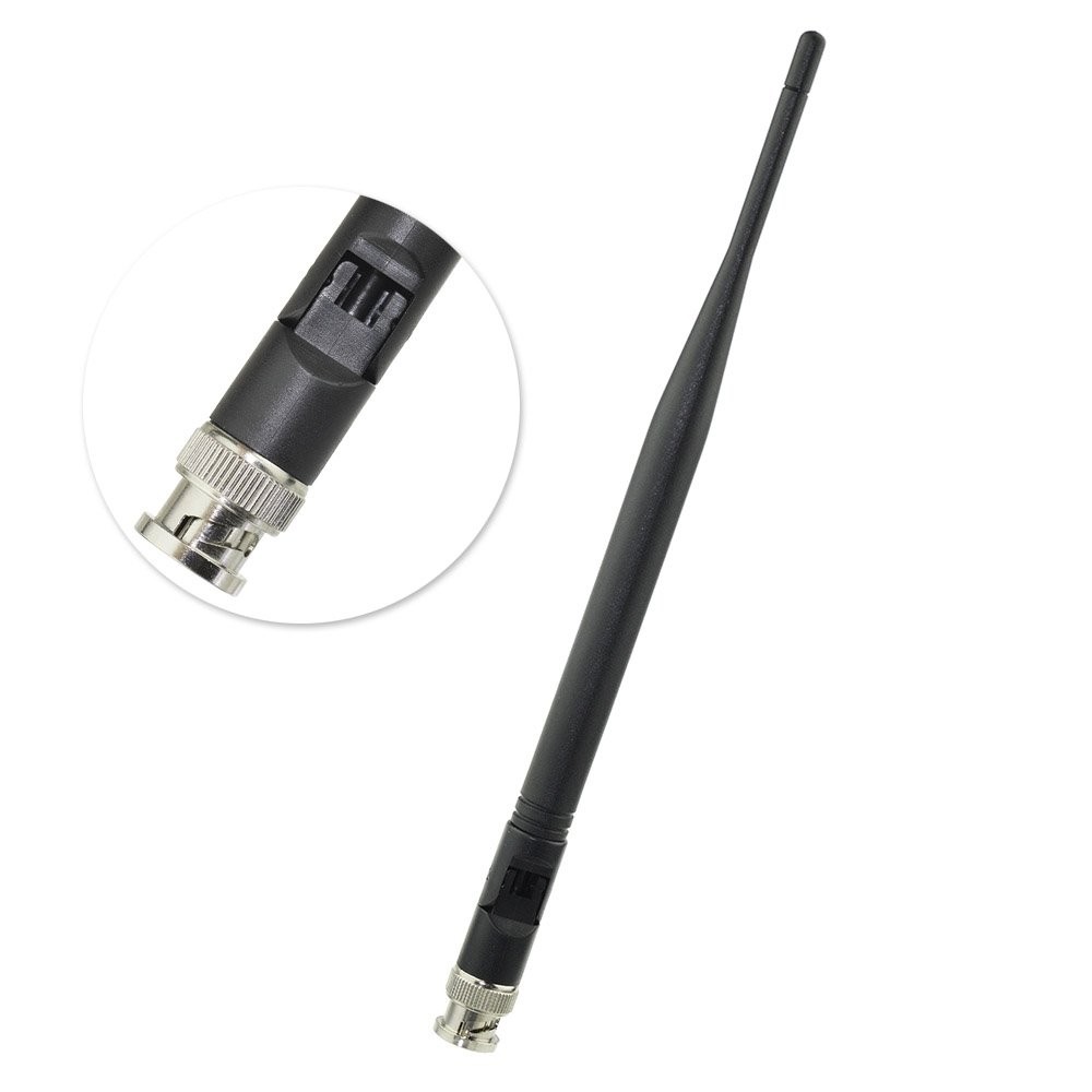 Bingfu Wireless Microphone Receiver Antenna UHF BNC 2-pack, Black
