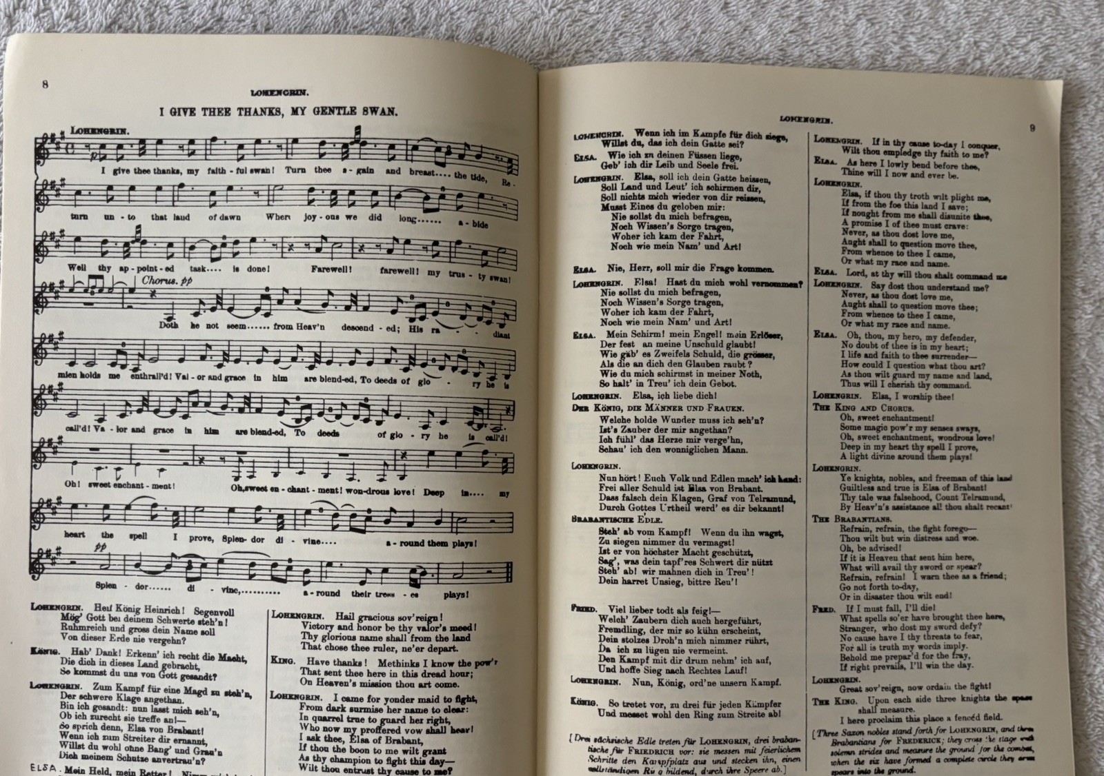 Lot of 2: GRAND OPERA LIBRETTOS, Lohengrin and Tannhauser, Oliver Ditson Co.