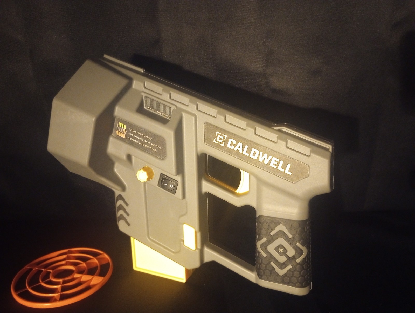 Caldwell Claycopter Handheld Electric Target Launcher with 100 Targets