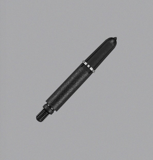MEDIUM TARGET CARBON Ti PRO GOLD DART SHAFTS TITANIUM BASE REPLACEABLE TOP