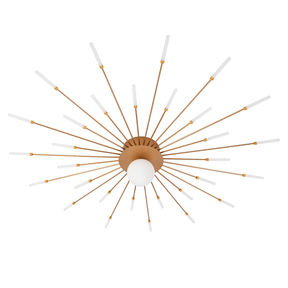 12W Firework Shape Ceiling Light Ceiling Lamp Ceiling Fixtures Luxurious Golden