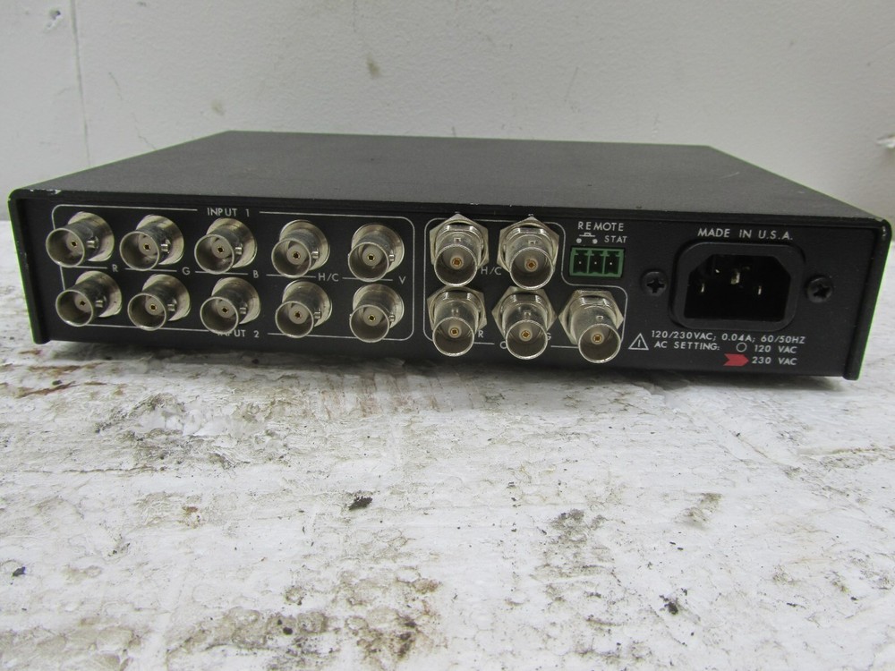 INLINE 3552R HIGH RESOLUTION RGBHV SWITCHER, USED