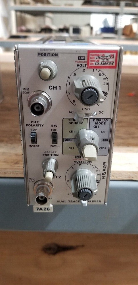 Tektronix 7A26 Dual Trace Amplifier Plug In Unit #9
