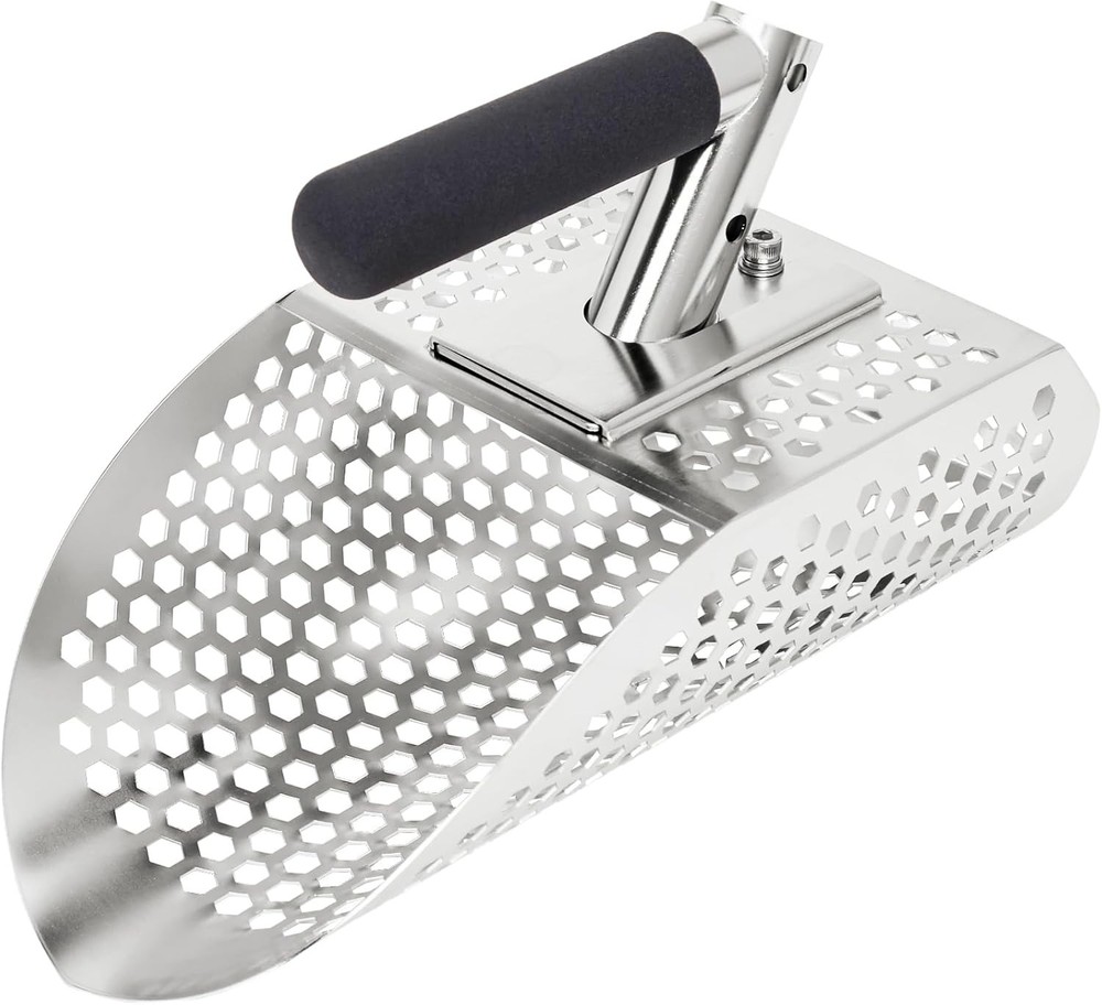 Metal detecting sand scoop shovel