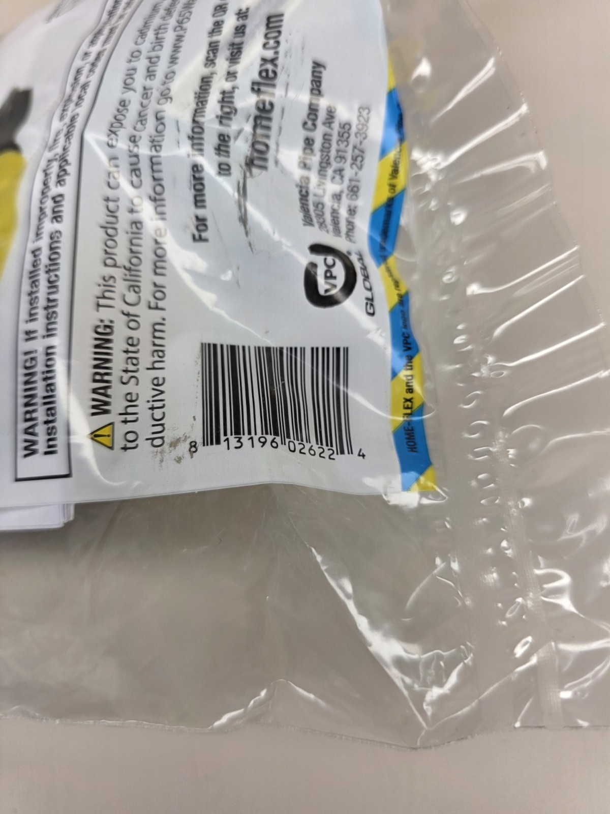 (1) NEW Home-Flex 3/4" Underground Yellow Poly Gas Pipe Conversion Fitting