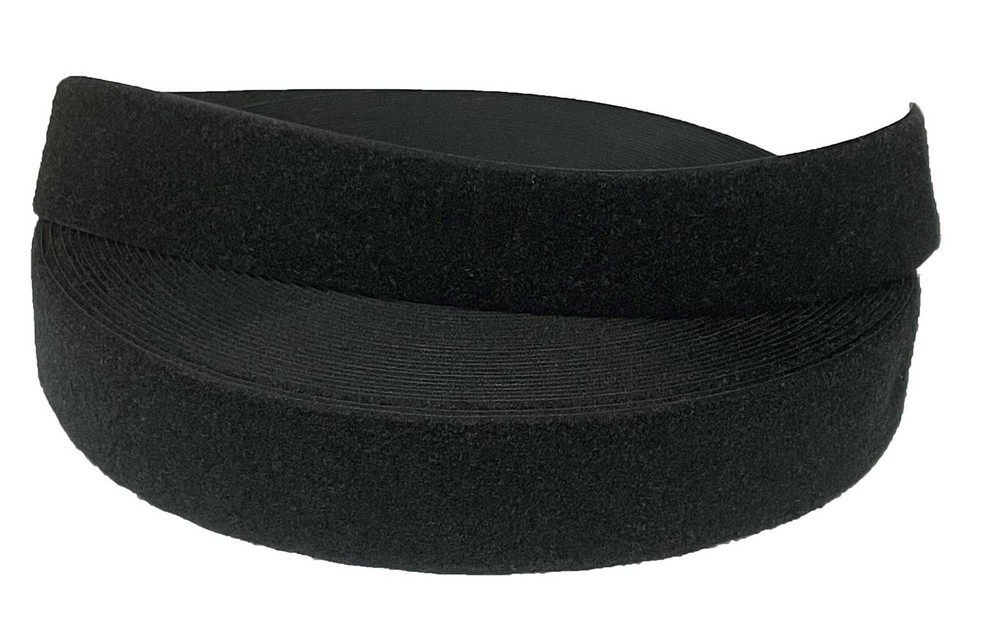 50mm - 2" Black - Loop ( Military / Defence Standard / Fluffy