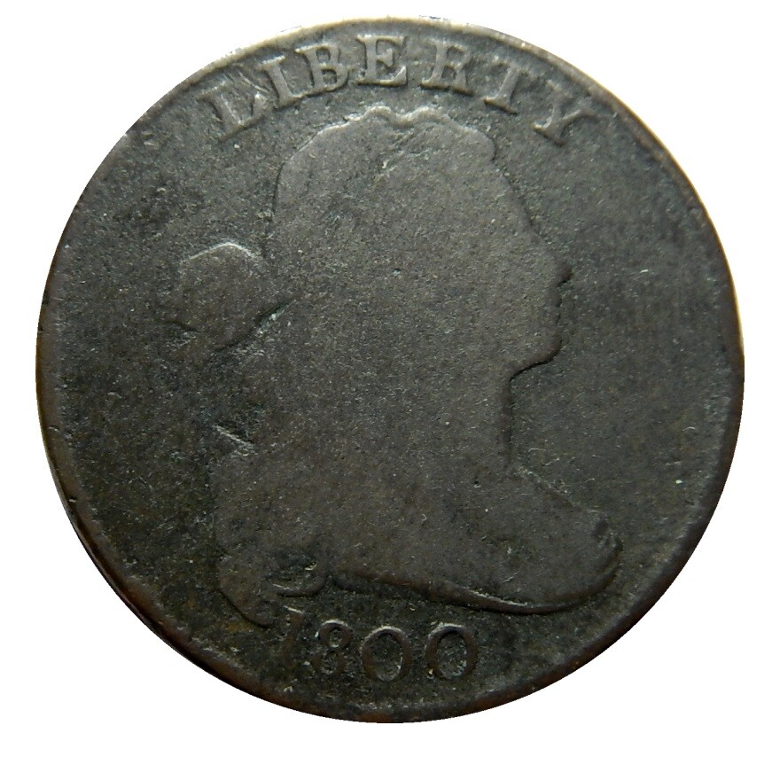 Large cent/penny 1800 Sheldon 199 late die state nice original