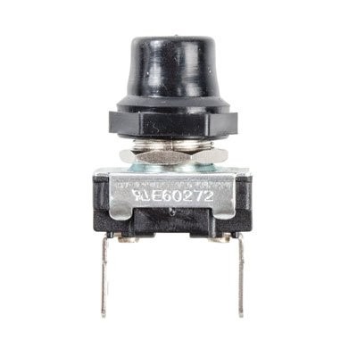 Universal Push Button Horn Switch, Black