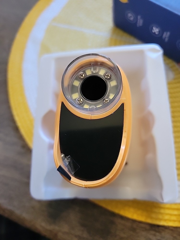 Kids Microscope, 1000X Portable Mini Pocket Microscope with 2.0″ IPS Screen & 8