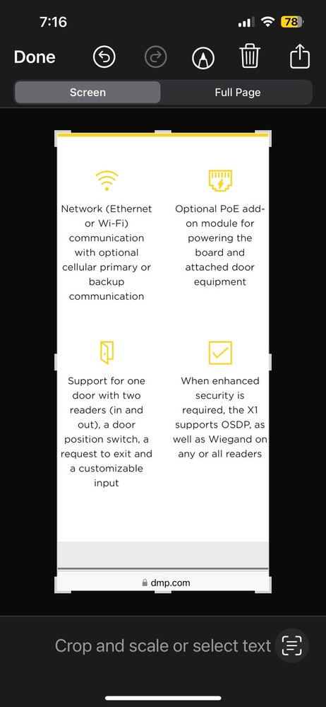 DMP X1 Access Control System Single door controller.