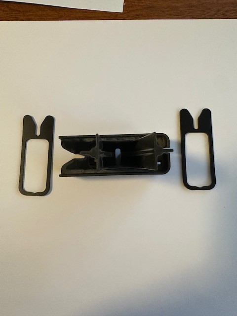 Pella Rolscreen Control Bar End Caps with spacers Both Top and Bottom