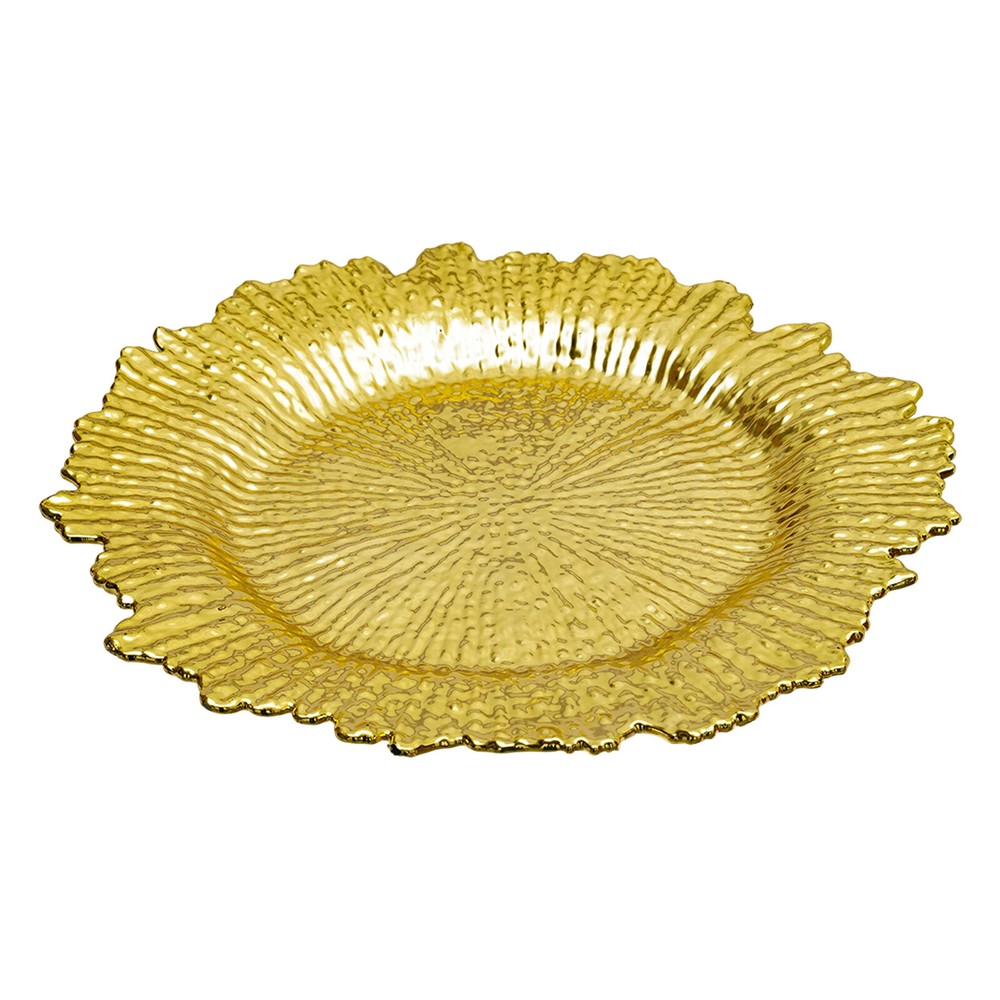 24-piece Dinnerware Set Irregular Edge Dinner Plates Dish Serveware Rose Gold