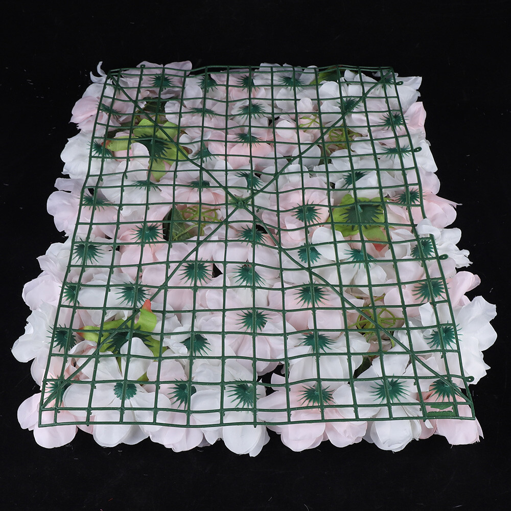 6pcs 60 x 40cm Artificial Rose Hydrangea Flower Wall Panel Wedding Venue Decor