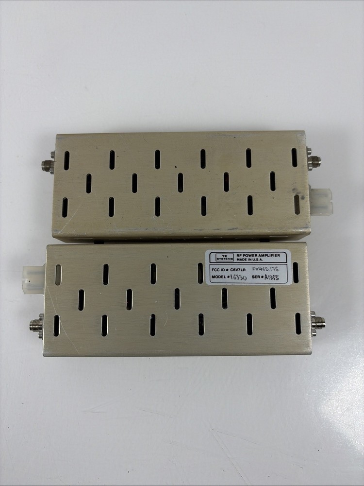 TE Systems RF Power Amplifier Model 16330 Pair