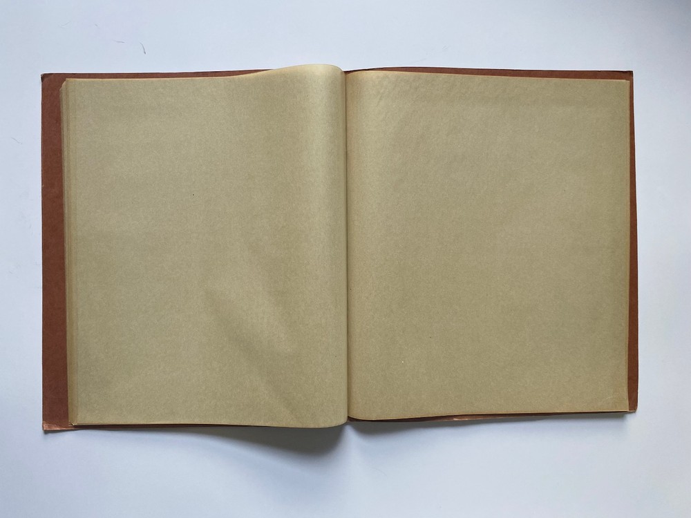 VINTAGE MINT SHEET FILE - CAPACITY 24 PAGES WITH SINGLE POCKETS 11.25" x 9.75"