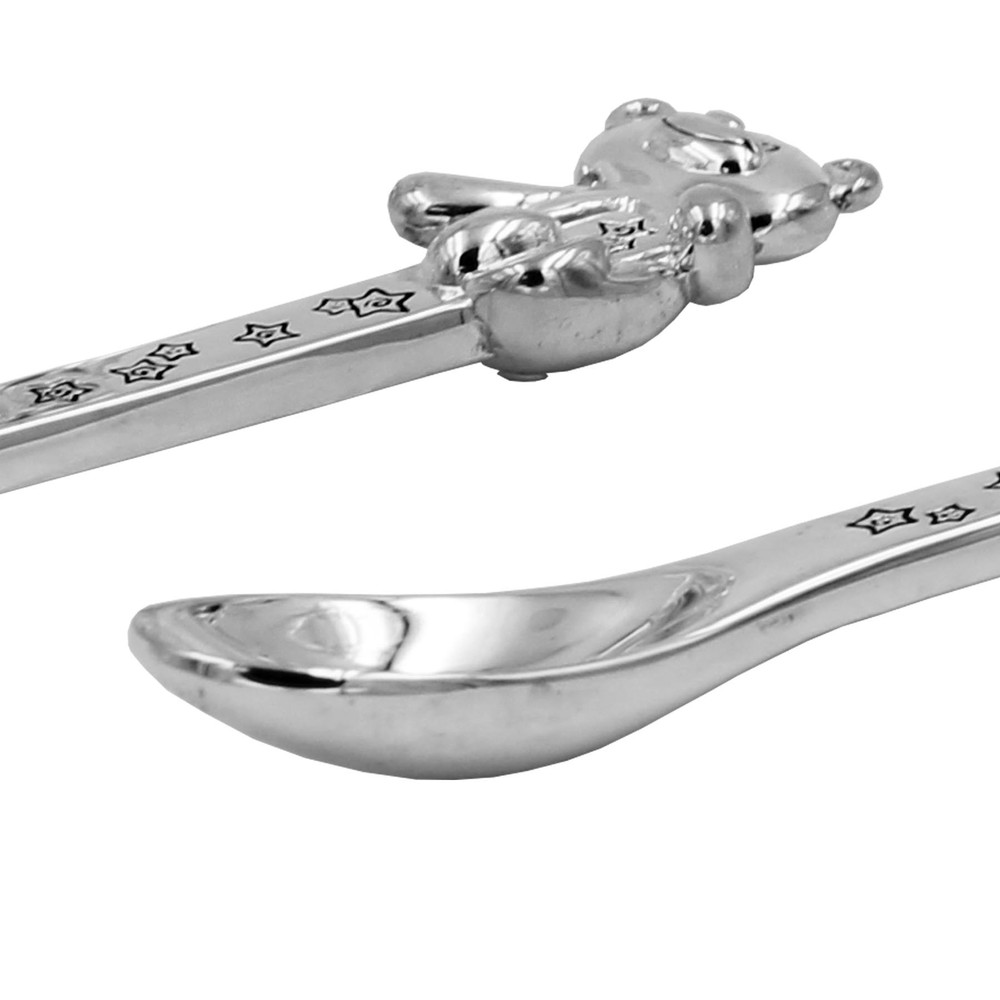 Little Star Silver Plated Egg Cup, Napkin Ring and Spoon Set