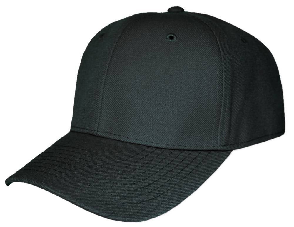 Blank Fitted Curved Cap Hat