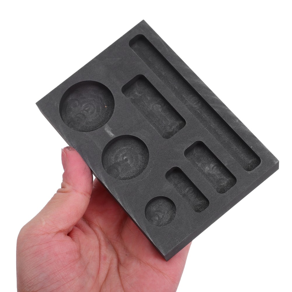 Graphite Mold: Graphite Casting Ingot Mold with 7-Slots Melting Casting