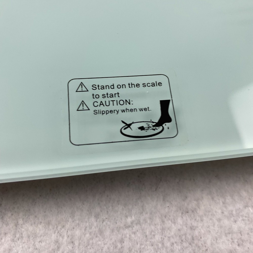 Electronic Digital Glass Bathroom Scale Auto Shut Off