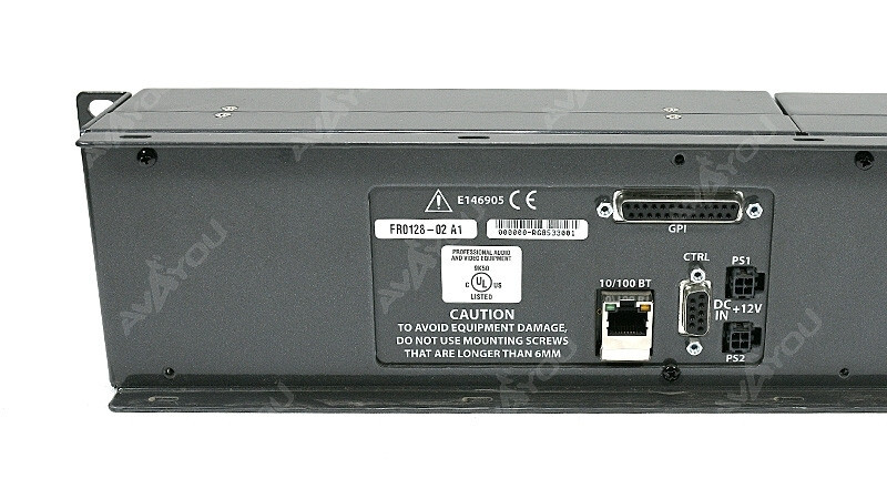 (2) Miranda GV NV9649 2RU 28 Button XY Router Control Panel w/ rackmount