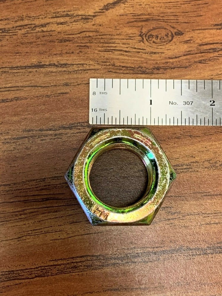 1" - 14 UNF GRADE 8 YELLOW ZINC PLATED HEX NUT