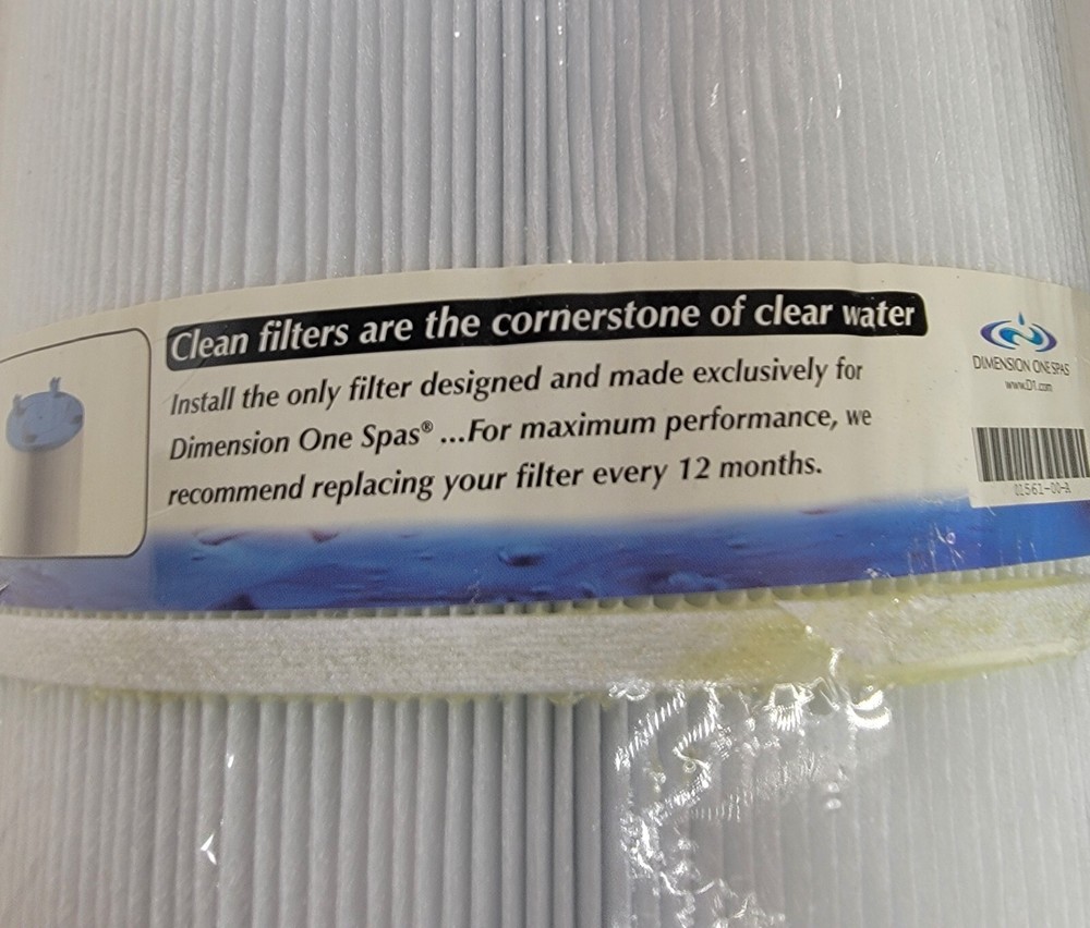 D1 Filter D-1 Dimension One EZ lock filter 01561-00-A