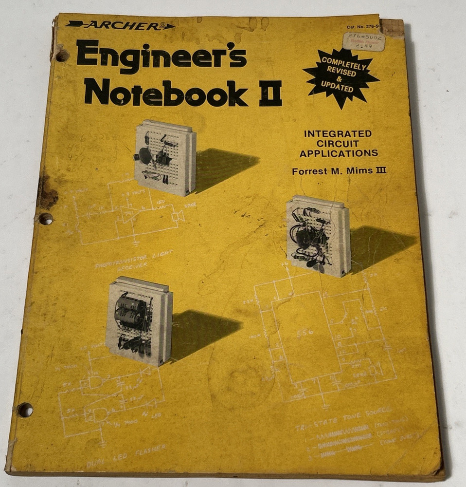 Archer Engineer's Notebook II Integrated Circuit Application 1982 1st ed 2 Print