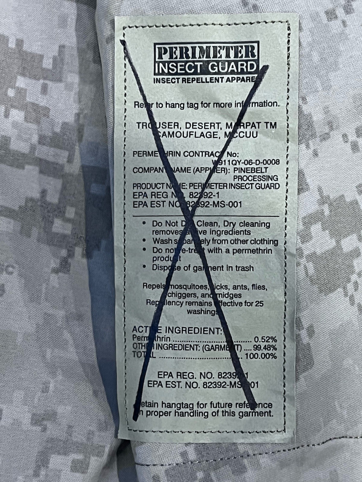 Experimental USMC Mountain MARPAT MCCU Jacket - Small Reg - Softshell - 2006