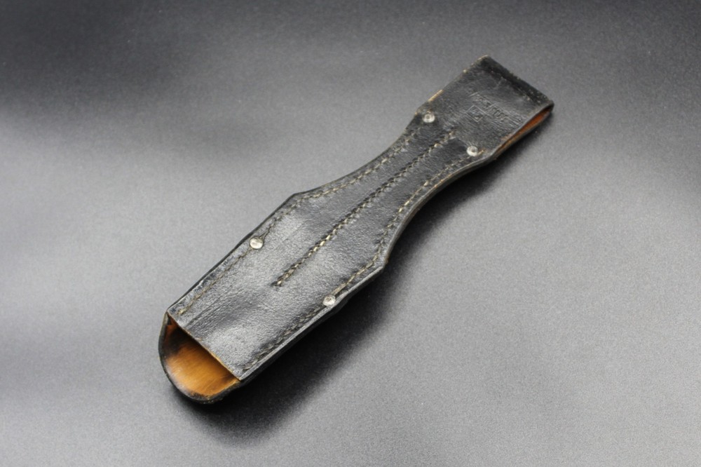 WWII GERMAN K98 MAUSER BAYO LEATHER FROG-MARKED & DATED 1943