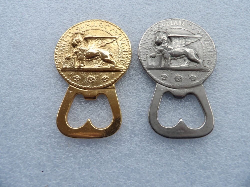 Vinage St. Mark brass bottle openers