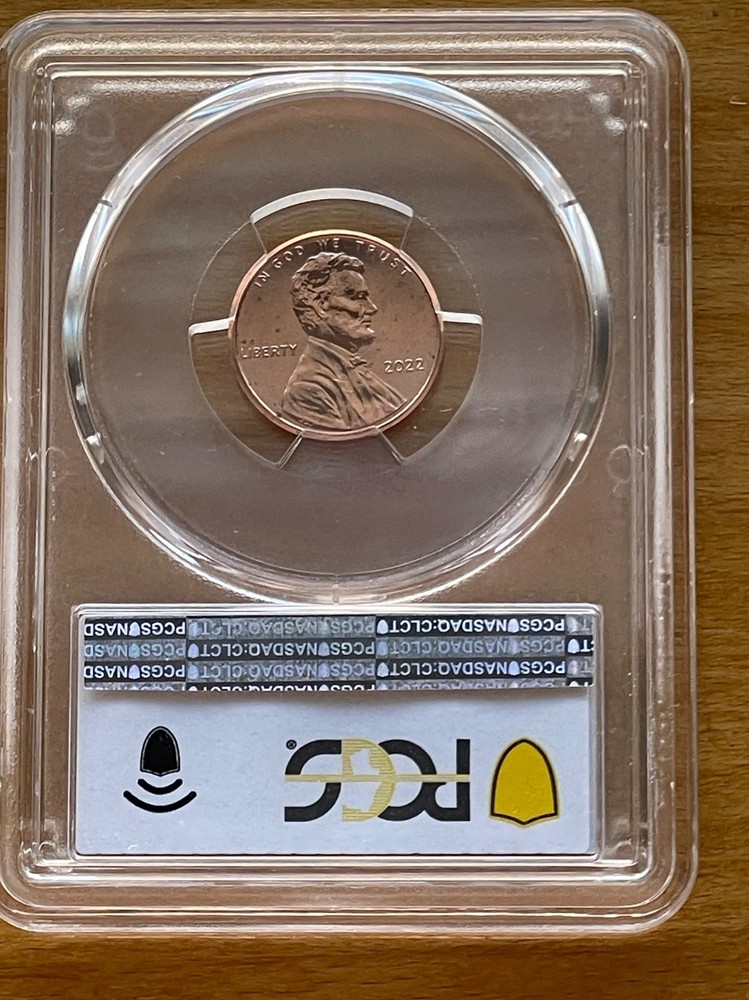 2022 1¢ PCGS Sample Holder