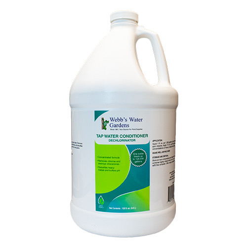 Webb's Water Gardens Pond Water Conditioner Dechlorinator, 1 Gallon
