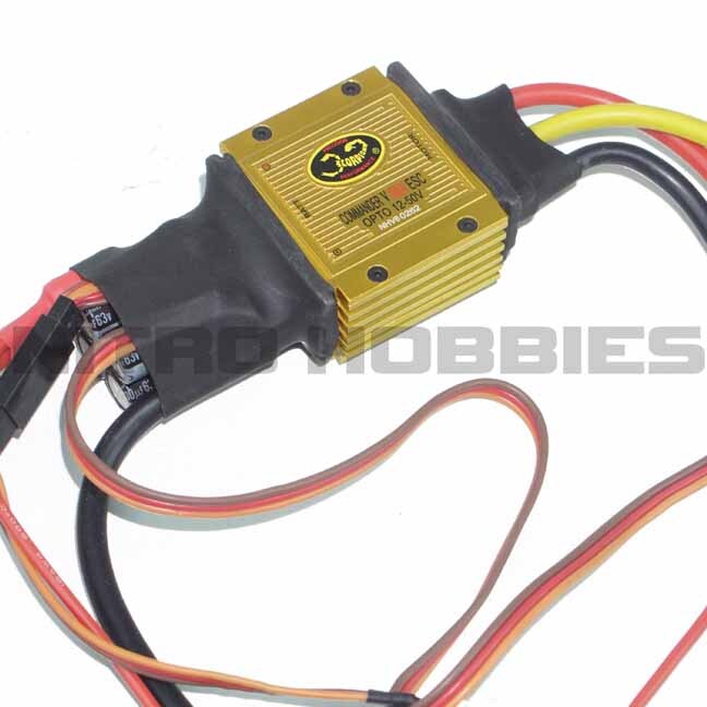 Scorpion Commander V 50V 130A ESC / Speed Control (OPTO) w/ Programming Card