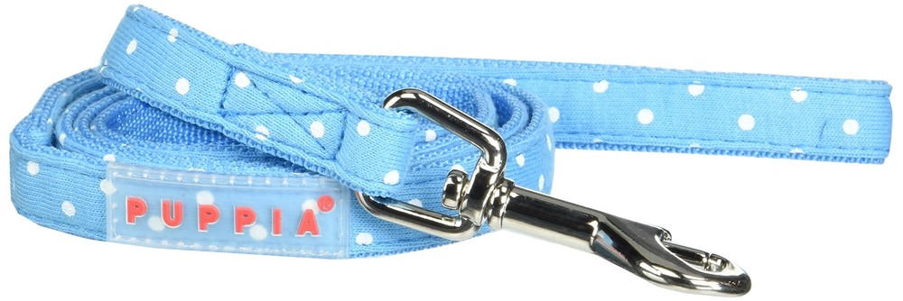 Dotty Lead Leashes Medium Sky Blue