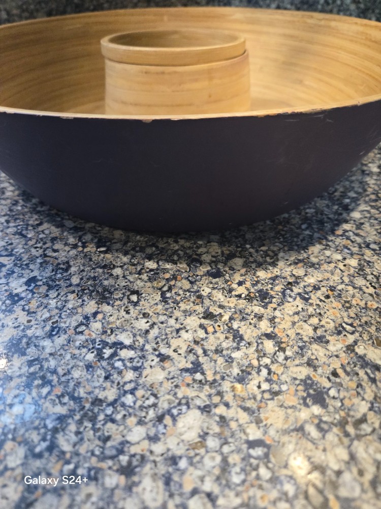 CORE Bamboo Chip and Dip Seving Bowl