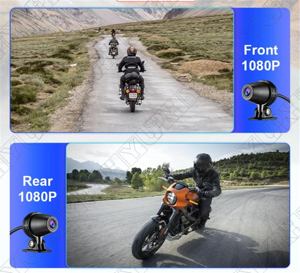 5" Waterproof HD Motorcycle Smart Screen Support Wireless Carplay & Android Auto