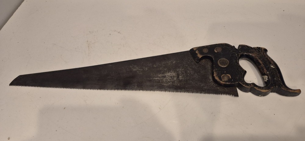 Antique Disston  Hand Rip Saw 21” Blade
