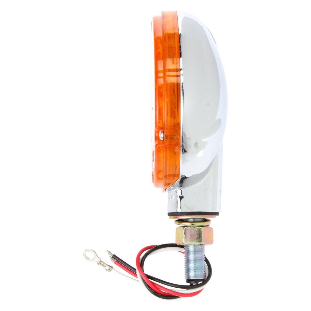 Signal-Stat Series 4.5" Single Face Yellow Round Stud Mount LED Tail Light