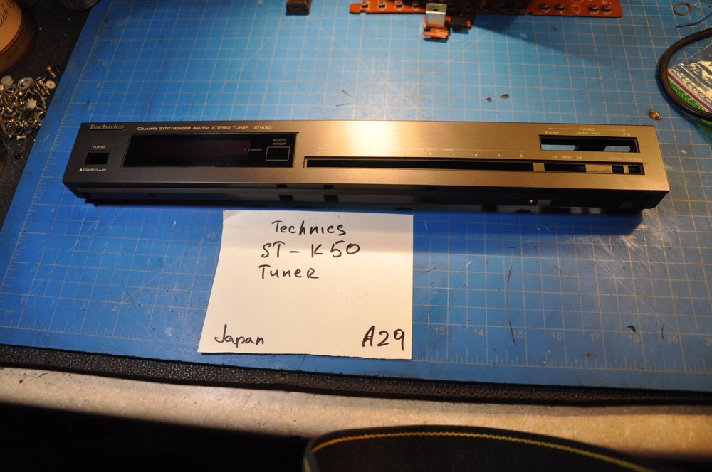Technics ST-K50 Tuner Replacement Parts Front Face Panel Plate