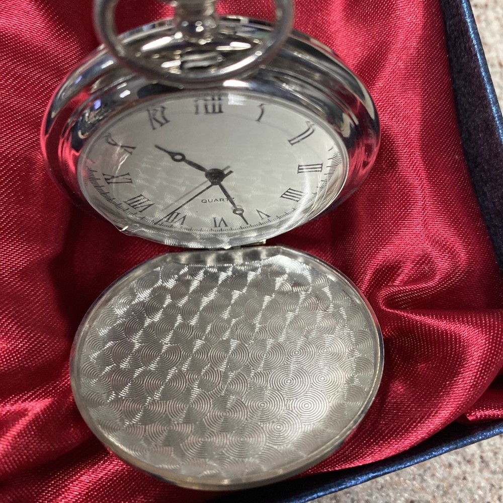 Quartz Pocket Watch New In Box