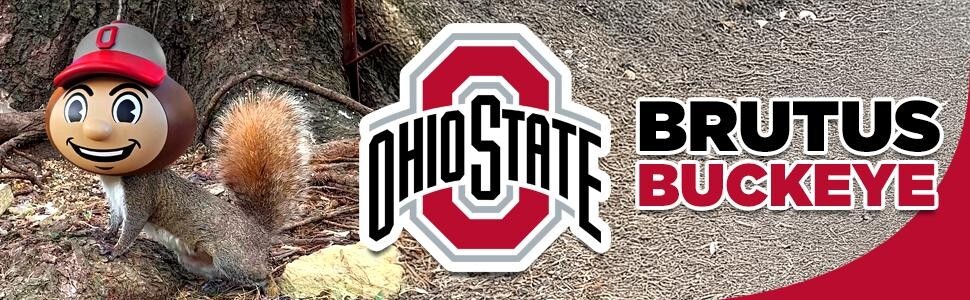 Ohio State Brutus Buckeye Squirrel Feeder