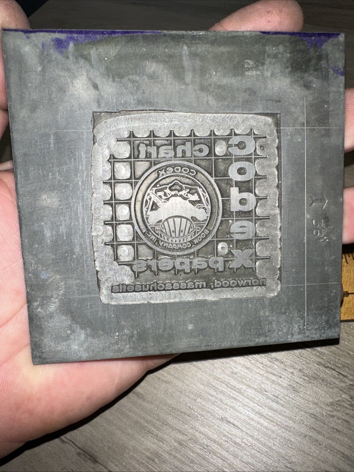 Printing Plate ( Codex Book Co. Norwood Mass. ) Charts Papers