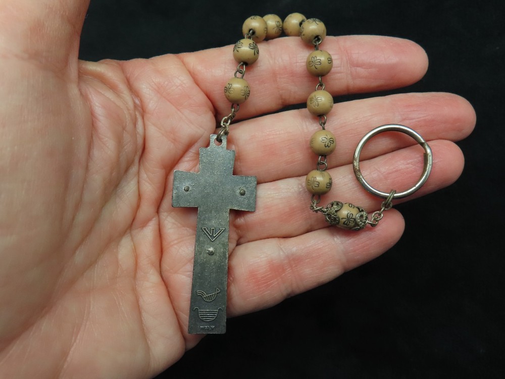 Irish Penal Rosary "Tennar" Pkt Size Rosary's Use During Religious Perscuation